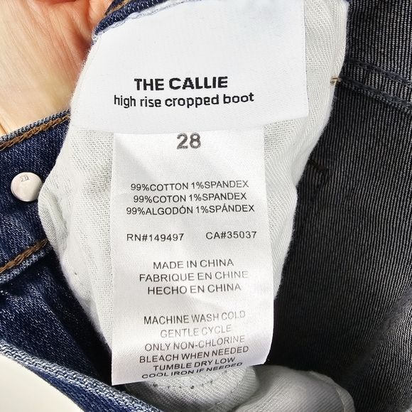 Joe's The Callie High-Rise Cropped Boot Jeans - Picture 3 of 9